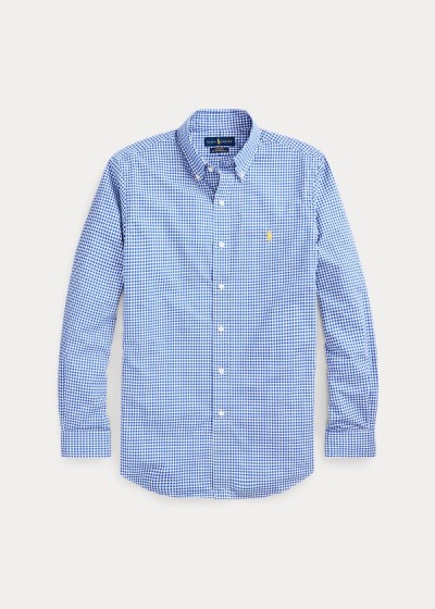 Polo Ralph Lauren Plaid Poplin Skjorter Herre Danmark (GAOUW2785)